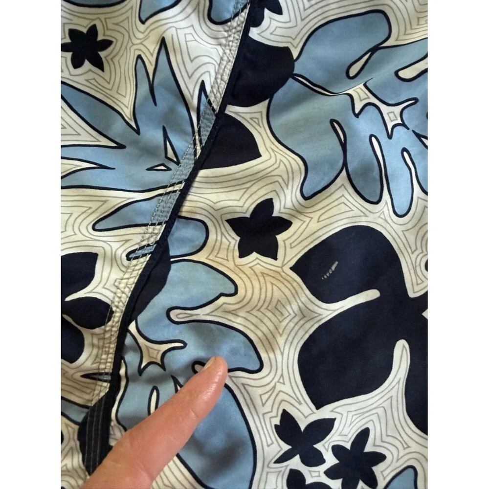 Kirra Vintage Men's Blue Floral Swim Board Shorts size 33 - Picture 9 of 11
